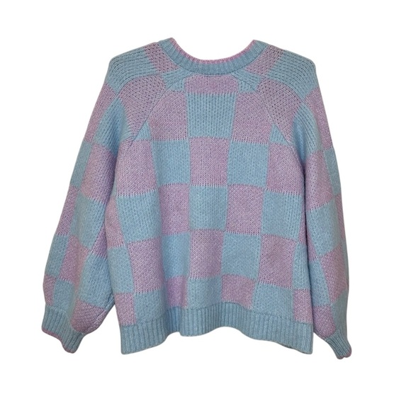 Torrid Womens Cardigan Button Front Sweater Sz 4X Camille Check Summer Song - Picture 5 of 12